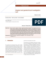 Engineering-Geological and Geotechnical Investigation For Risk Assessment