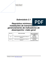 Submódulo 2.1 - Requisitos Mínimos Para Instalações de Transmissão e Gerenciamento de Indicadores de Desempenho Visão Geral
