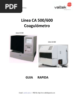 Guia Rápida CA 500 600