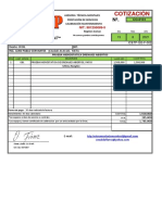 Cotización prueba hidrostática drenajes