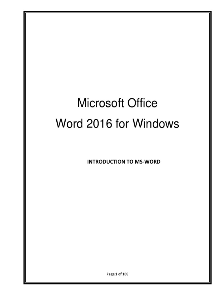 Microsoft Office (Ms Word) 19 | PDF | Paragraph | Button (Computing)