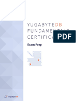 Yugabyte Fundamentals Certification Exam Preparation Guide