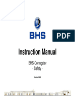 Instruction Manual: BHS-Corrugator - Safety