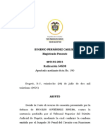 SENTENCIA Credibilidad Del Testimonio de La Menor. Contradicciones Sobre Aspectos Sustanciales