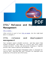 ITIL® Release and Deployment Management - MPDF