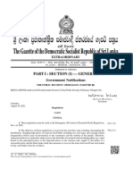 REGULATIONS Made by The President Under Section 5 of The Public Security Ordinance Chapter 40 2243 03 E