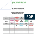 Horario de Practicas