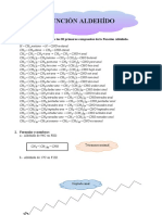 Formulación y nomenclatura de aldehídos hasta 20 carbonos