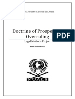 Doctrine of Prospective Overruling