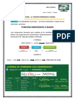 Quimica - Funcion Hidroxido o Bases - 31 Agosto - 6to