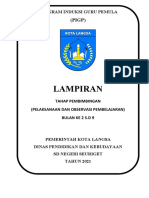 Lampiran Tahap Pembimbingan (Pelaksanaan Dan Observasi Pembelajaran) Bulan Ke 2 S.D 9