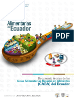 GABAS Guias Alimentarias Ecuador 2018