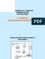 9° MÓDULO Tecnología Policristalina