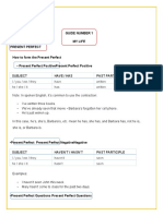 Guide Number 1 My Life Present Perfect How To Form The Present Perfect