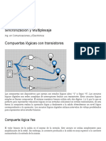 Compuertas Lógicas Con Transistores - Sincronización y Multiplexaje