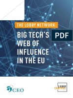 The Lobby Network - Big Tech's Web of Influence in the EU