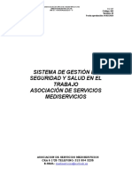 Programa Sistema de Gestion de Seguridad y Salud en El Trabajo CD 001 v1 01-02-2019