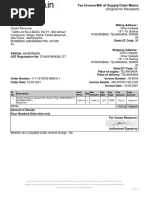 Tax Invoice/Bill of Supply/Cash Memo: (Original For Recipient)