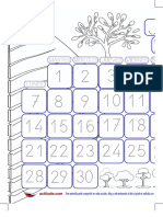 Calendario Punteado Junio 2021 1x2 1