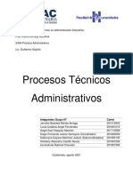 Procesos Técnicos Administrativos Grupo #7