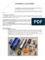 Tema 5 - 3P - Condensadores y Capacitores