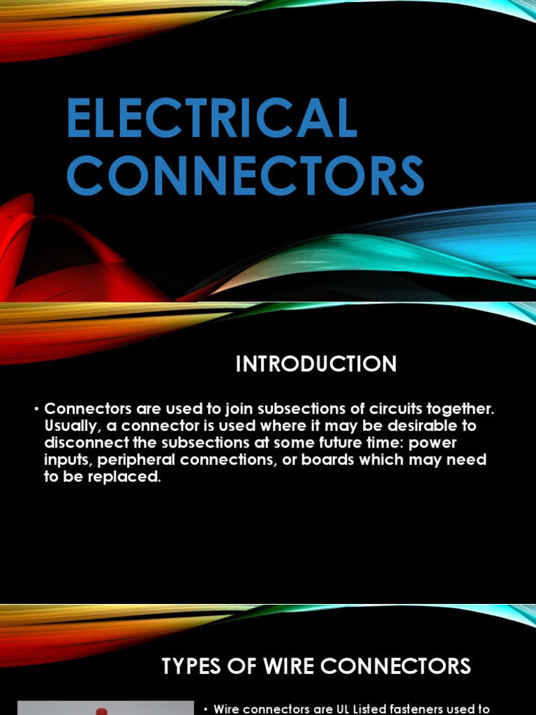 ConnectorsClass PDF Electrical Connector Electricity