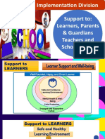 Curriculum Implementation Division: Support To: Learners, Parents & Guardians Teachers and School Heads