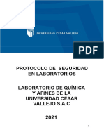 28.MV1 Protocolo de Seguridad en Laboratorio de Quimica y Afines de La Universidad Cesar Vallejo S.A.C. 2021 V3