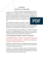 La evolución de la conciencia humana