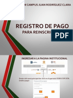 Proceso de Pago de Reinscripcion Correcto