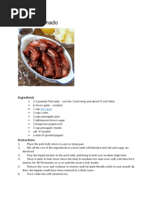 Recipe