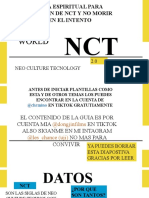 Guia Espiritual para Ser Stan de NCT Y No Morir en El Intento