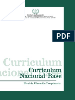 Curriculum Preprimaria Guatemala