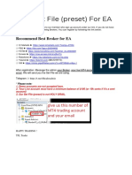 How To Get Set File (Preset) For EA (ROBOT MT4) - TFL Trader RULE
