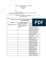 Worksheets For Pafte Student Virtual Congress (Answer)