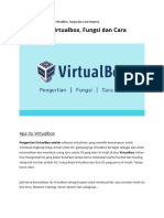 Pengertian Virtualbox, Fungsi dan Cara Kerjanya