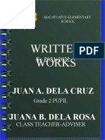 Written Works Book - Macatcatud Es Sy 2021-2022