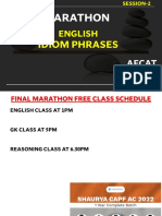 Final Marathon: English