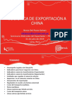 Logistica de Exportación a China