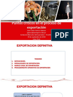 Puntos Criticos en La Exportacion