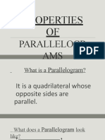 Properties OF: Parallelogr AMS