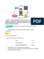 "Notes": Cash and Cash Equivalent