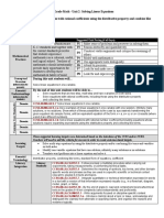 Grade Level: Suggested Unit Pacing (# of Days) :: Mathematical Practices