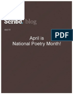 April is National Poetry Month, Scribd Blog, 4.4.11