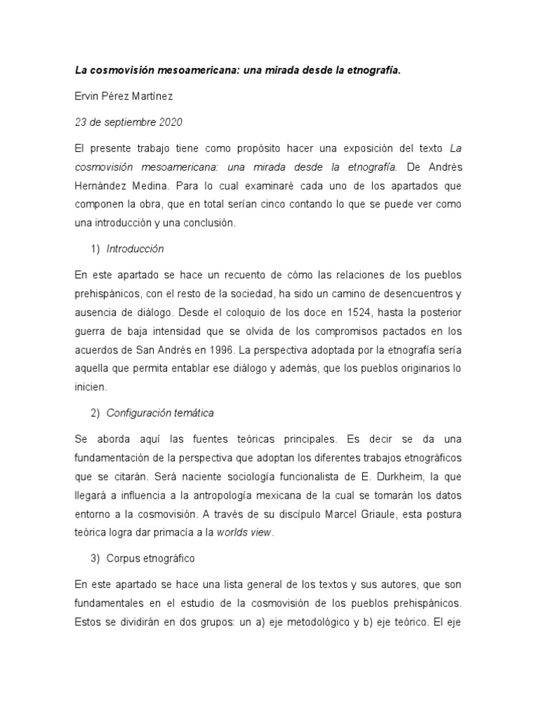 La cosmovisi n mesoamericana descargar gratis pdf mesoam rica