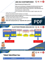 Analisis Isu Kontemporer: (Tugas Kelompok TGL 30 Agustus 2021)