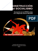 Construccion Del Socialismo Economia en La Urss Antes de La Segunda Guerra Mundial