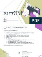 Hexagon Resume by Slidesgo