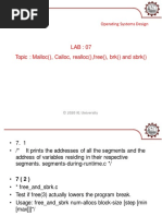 LAB: 07 Topic: Malloc, Calloc, Realloc, Free, BRK and SBRK