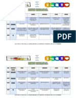 Menu Semanal Funacer